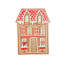 Gingerbread House Porch, Red Roof,2la2620