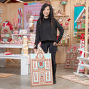 Gingerbread House Porch, Blue Roof,2la2622