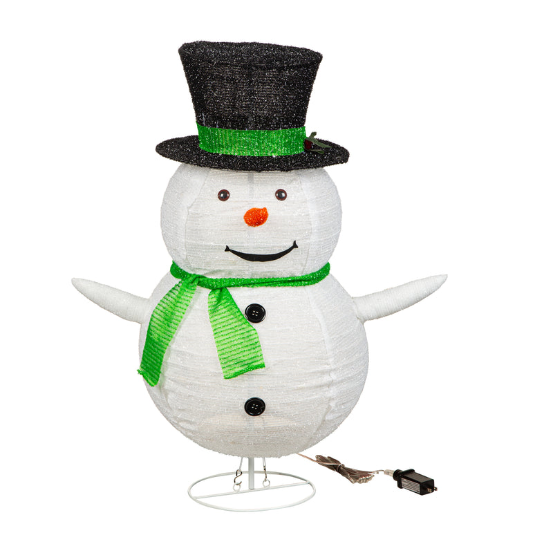 LED Collapsible Snowman Garden Decor,2la2625