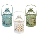 Birdhouse Lantern with LED Candle