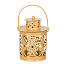 What She Shed Outdoor Lamp & Lighting, Floral Lantern with LED Candle, CDU