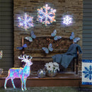 Pearl and Pine Outdoor Lamp & Lighting, LED Snowflake, 9"H
