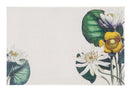 Woven Vinyl PVC Placemat, Floral, Set of 4,2pm001