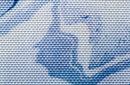 Woven Vinyl PVC Placemat, Blue Marble, Set of 4,2pm003