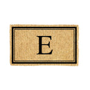 Monogram Coir Mat, Letter  "E"