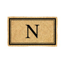 Monogram Coir Mat, Letter  "N"