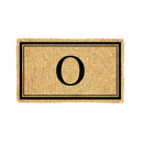 Monogram Coir Mat, Letter  "O"