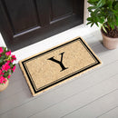 Monogram Coir Mat, Letter  "Y"
