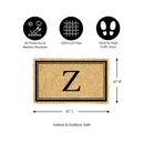 Monogram Coir Mat, Letter  "Z"