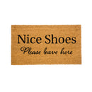 Nice Shoes Coir Mat