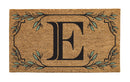 Monogram Coir Mat, Letter  "E"
