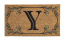 Monogram Coir Mat, Letter  "Y"