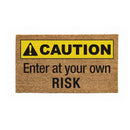 Caution Coir Mat