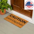 Caution I just wet my plants Coir Mat