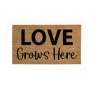 Love Grows Here Coir Mat