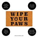 Wipe your paws Coir Mat