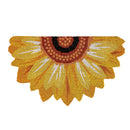 Bless Our Home Sunflower Shaped Coir Mat