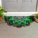 Succulent Shaped Coir Mat