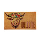 Highland Cow Welcome Coir Mat