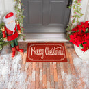 Bright Merry Christmas Coir Mat