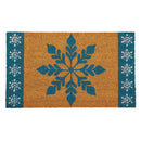 Sparkling Snowflake Coir Mat