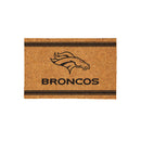 Denver Broncos Large One Color Coir Mat, 36"x24"
