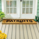 New England Patriots Extra Large One Color Coir Mat, 60"x24"
