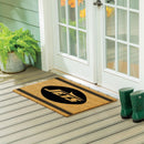 New York Jets Large One Color Coir Mat, 36"x24"
