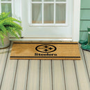 Pittsburgh Steelers Large One Color Coir Mat, 36"x24"