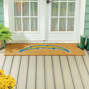 Los Angeles Chargers Extra Large Full Color Coir Mat, 60"x24"