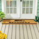 Seattle Seahawks Extra Large One Color Coir Mat, 60"x24"