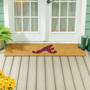 Atlanta Braves Extra Large Full Color Coir Mat, 60"x24"