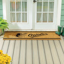Baltimore Orioles Extra Large One Color Coir Mat, 60"x24"