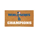 Los Angeles Dodgers Coir Mat 1C with Color Logo, World Series Champions 2024