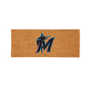Miami Marlins Extra Large Full Color Coir Mat, 60"x24"