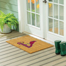 St Louis Cardinals Large Full Color Coir Mat, 36"x24"
