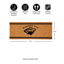 Minnesota Wild Extra Large One Color Coir Mat, 60"x24"