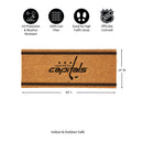Washington Capitals Extra Large One Color Coir Mat, 60"x24"