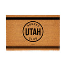 Utah Mammoth Large One Color Coir Mat, 36"x24"