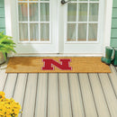 University of Nebraska Extra Large Full Color Coir Mat, 60"x24"