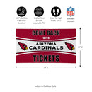 28" x 16" PVC Trapper Mat, Come Back with Tickets, Arizona Cardinals