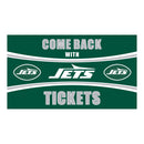 28" x 16" PVC Trapper Mat, Come Back with Tickets, New York Jets