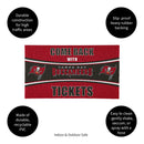 28" x 16" PVC Trapper Mat, Come Back with Tickets, Tampa Bay Buccaneers