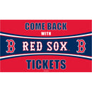 Boston Red Sox Come Back with Tickets PVC Trapper Mat, 28" x 16"