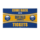 28" x 16" PVC Trapper Mat, Come Back with Tickets, Buffalo Sabres