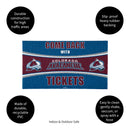 28" x 16" PVC Trapper Mat, Come Back with Tickets, Colorado Avalanche