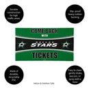 28" x 16" PVC Trapper Mat, Come Back with Tickets, Dallas Stars