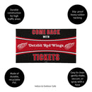 28" x 16" PVC Trapper Mat, Come Back with Tickets, Detroit Red Wings