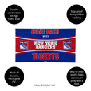 28" x 16" PVC Trapper Mat, Come Back with Tickets, New York Rangers