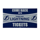 28" x 16" PVC Trapper Mat, Come Back with Tickets, Tampa Bay Lightning
